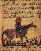 unknow artist Islamic school horse and horseman illustration out of the book of the smith art of Ahmed ibn al-Husayn ibn al-Ahnaf china oil painting artist